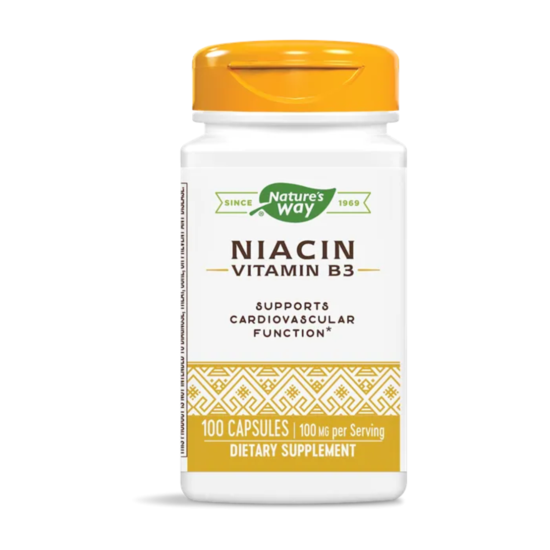 Niacin Витамин B3 100 мг х 100 капсули - Nature`s Way