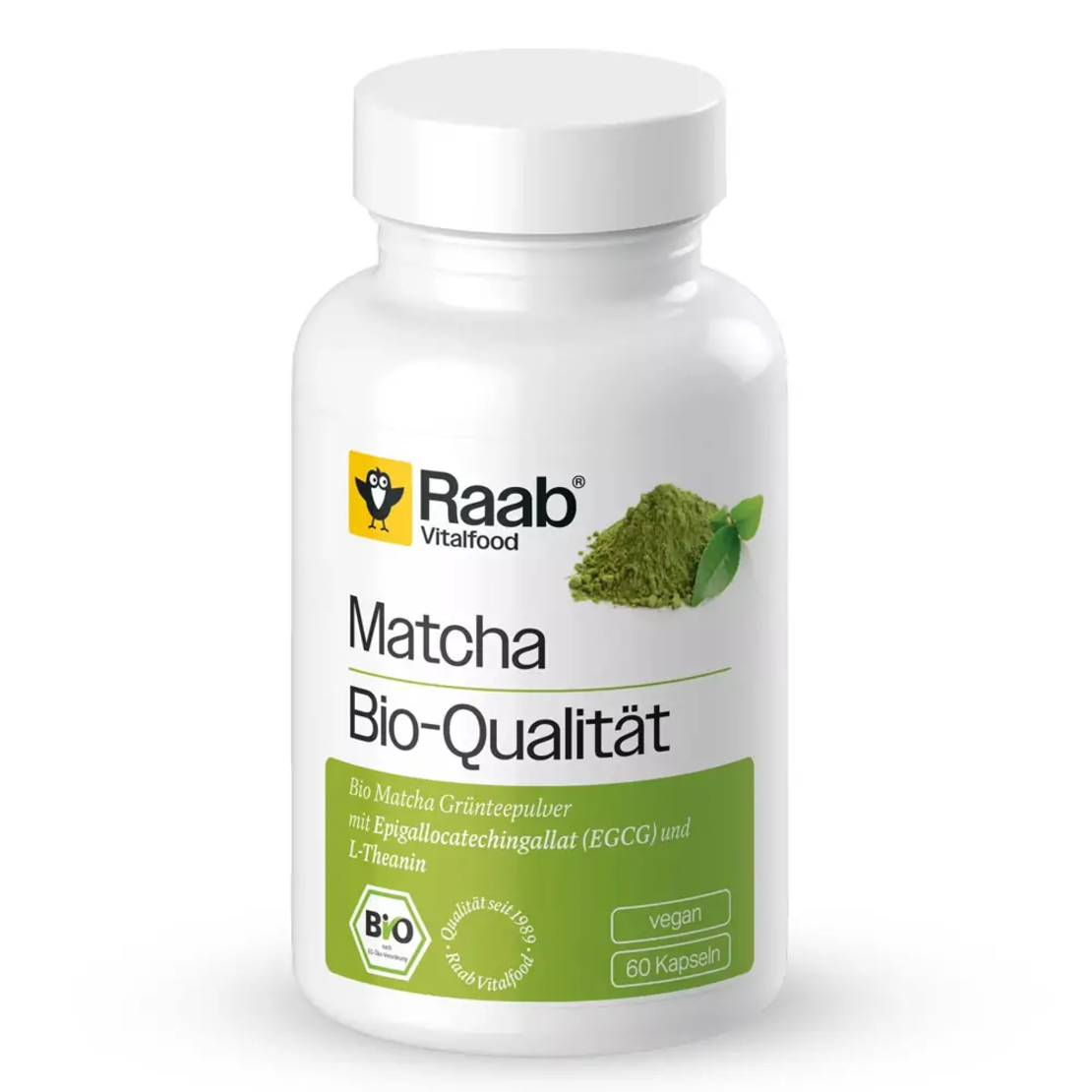 Био Матча Зелен чай х 60 капсули- Raab Vitalfood