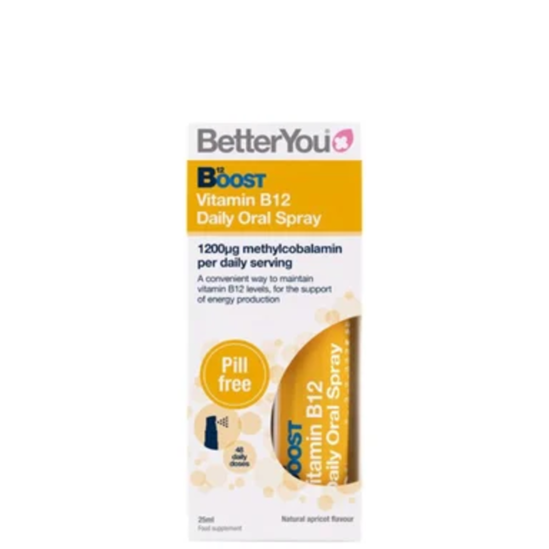 Boost Витамин В12 с хром- oрален спрей х 25мл.- BetterYou