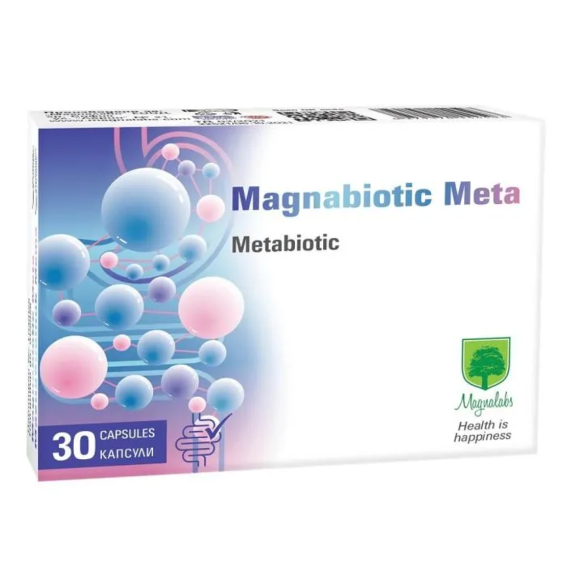 Magnabiotic Meta за добро чревно здраве капсули