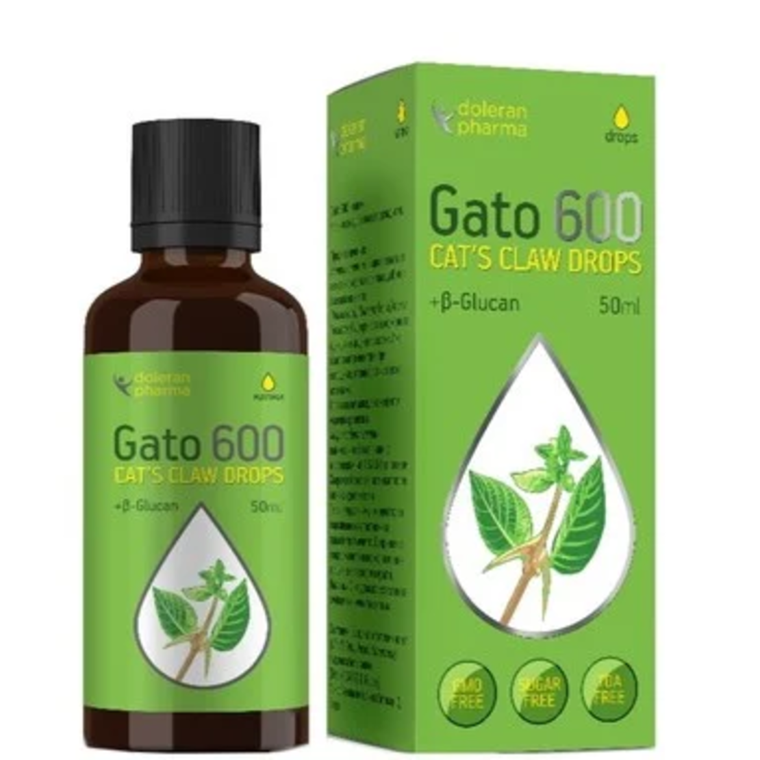 Gatо 600 Котешки нокът + бета глюкан, 50мл.