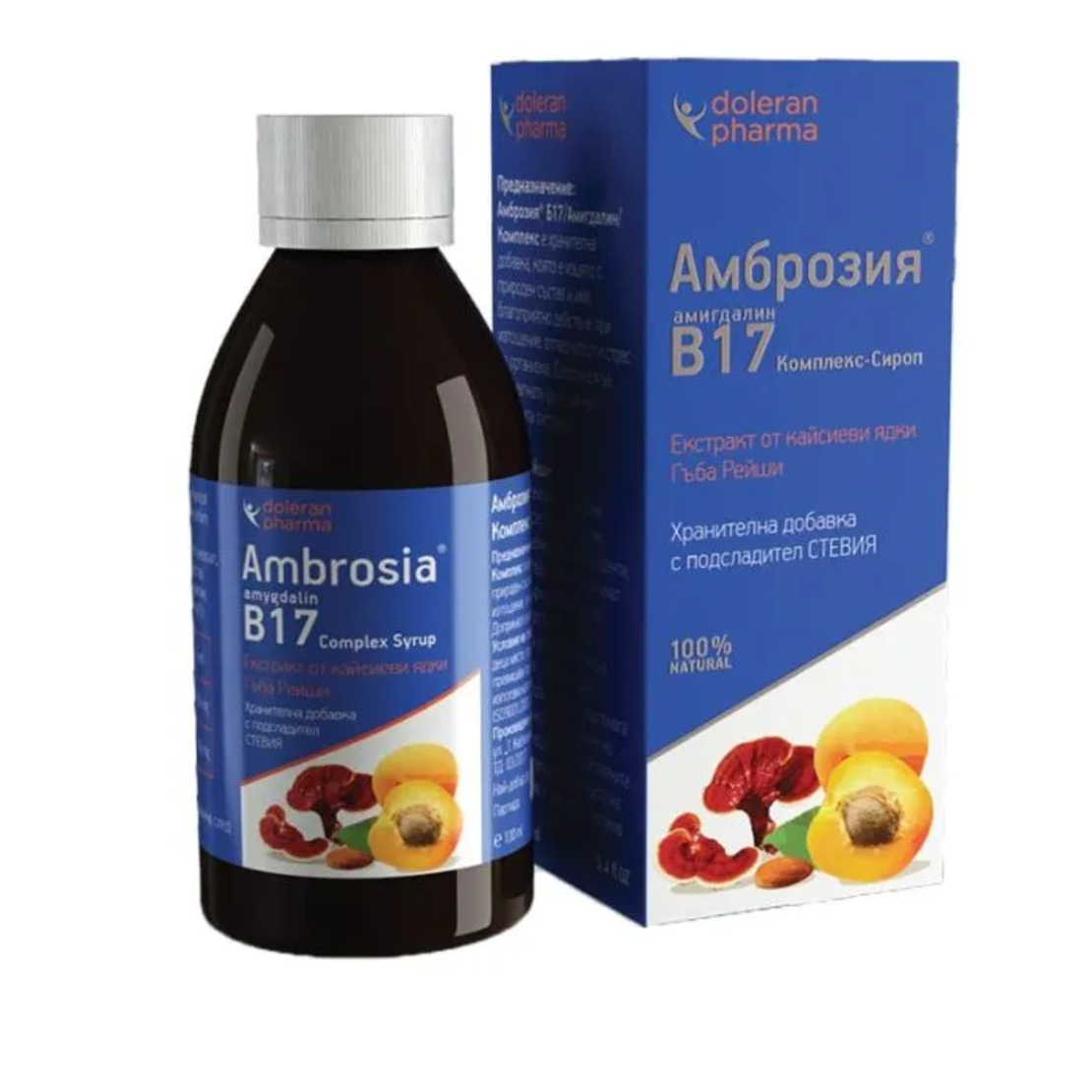 Амброзия B17 (Амигдалин) Комплекс Сироп, 100мл. - Doleran Pharma