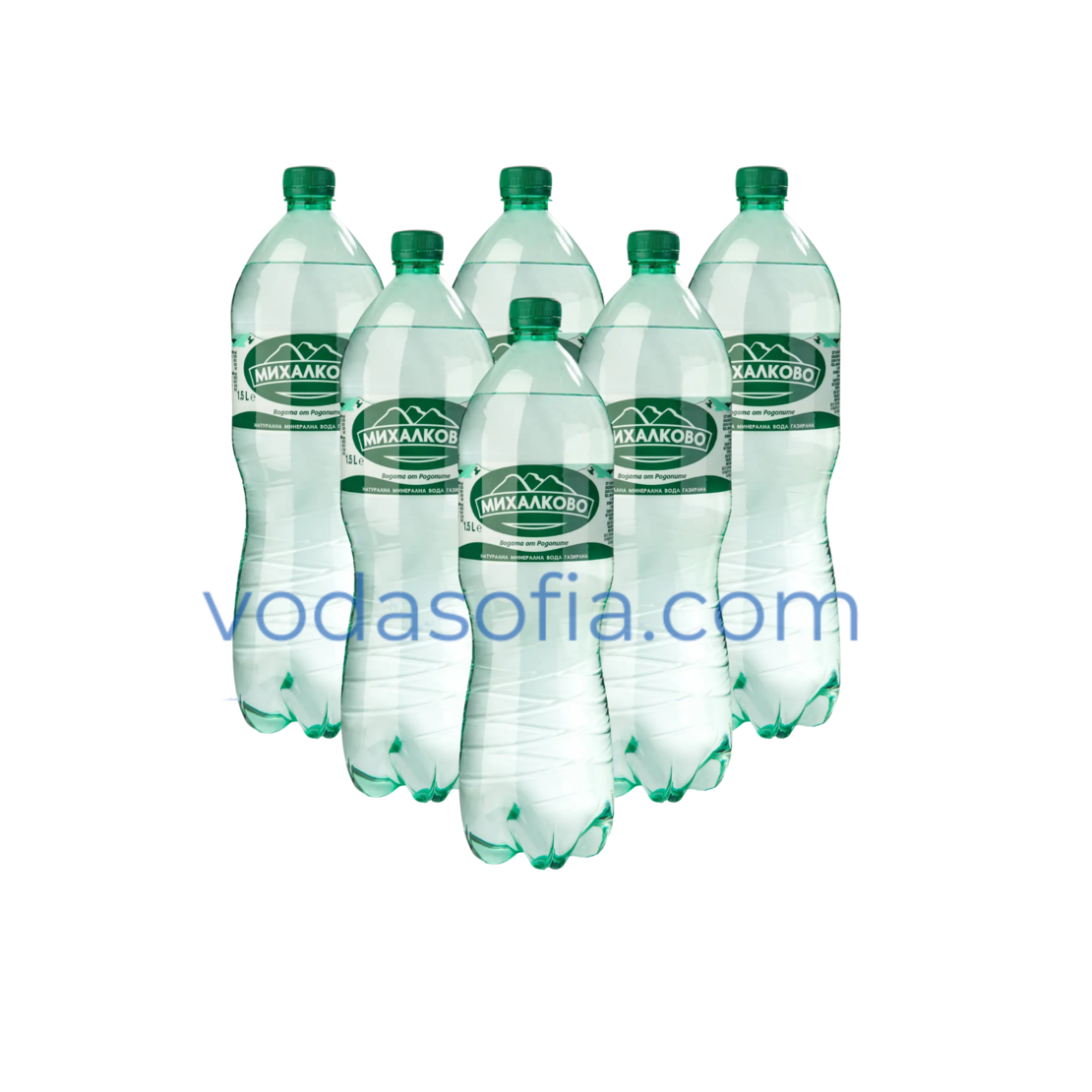 Михалково газирана минерална вода 1.5л