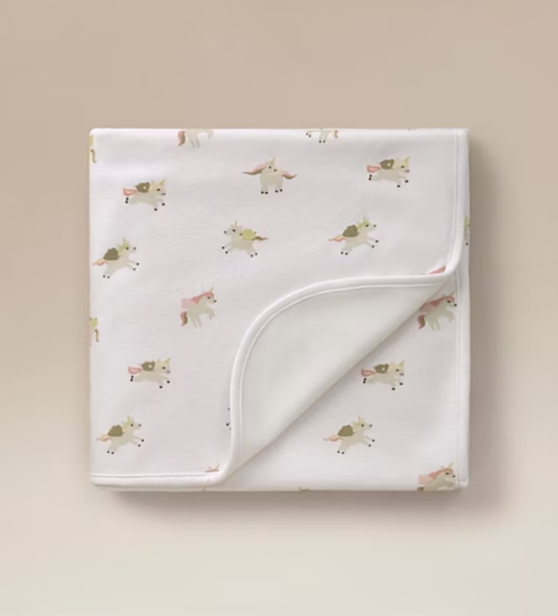 Памучна пелена с мека подплата с Еднорози