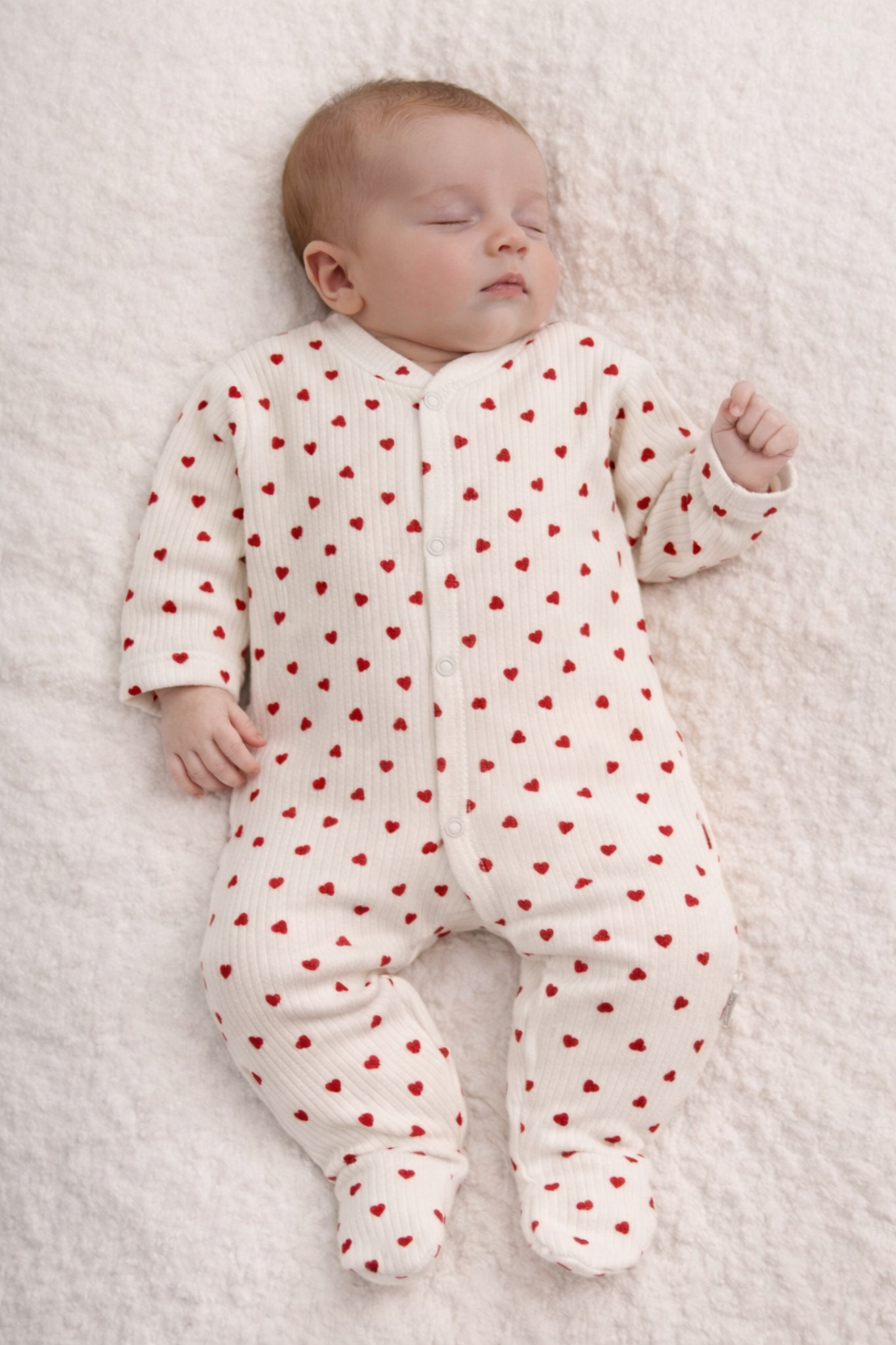 Ромпър малки сърчица