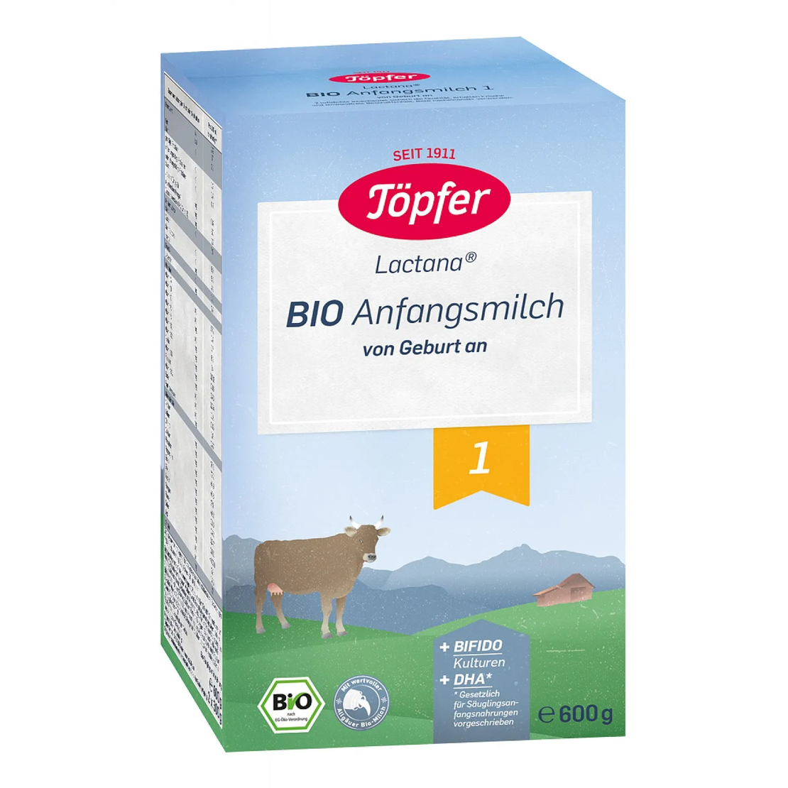 Lactana 1 Био Mляко за кърмачета 600g