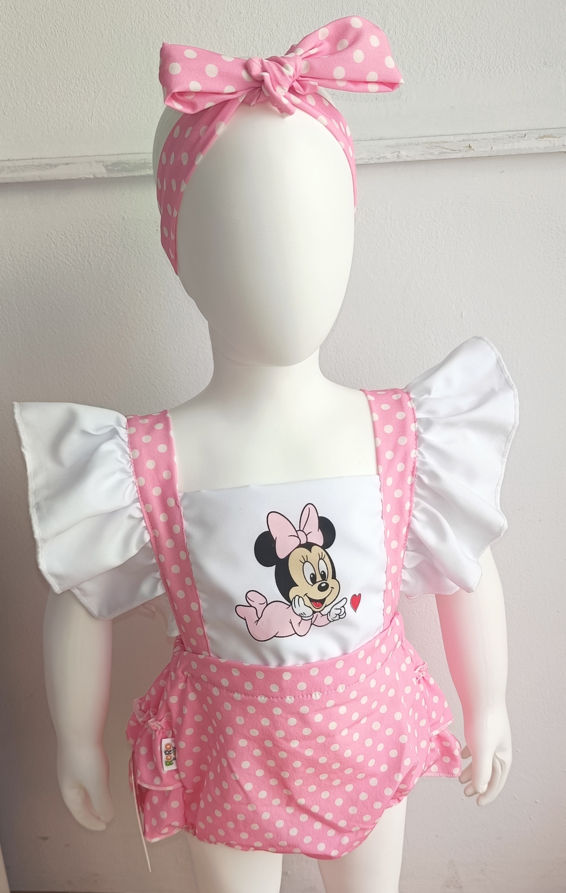 Елегантно лятно боди с Мини Маус