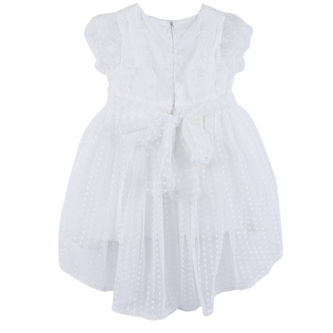 Елегантна бяла рокля