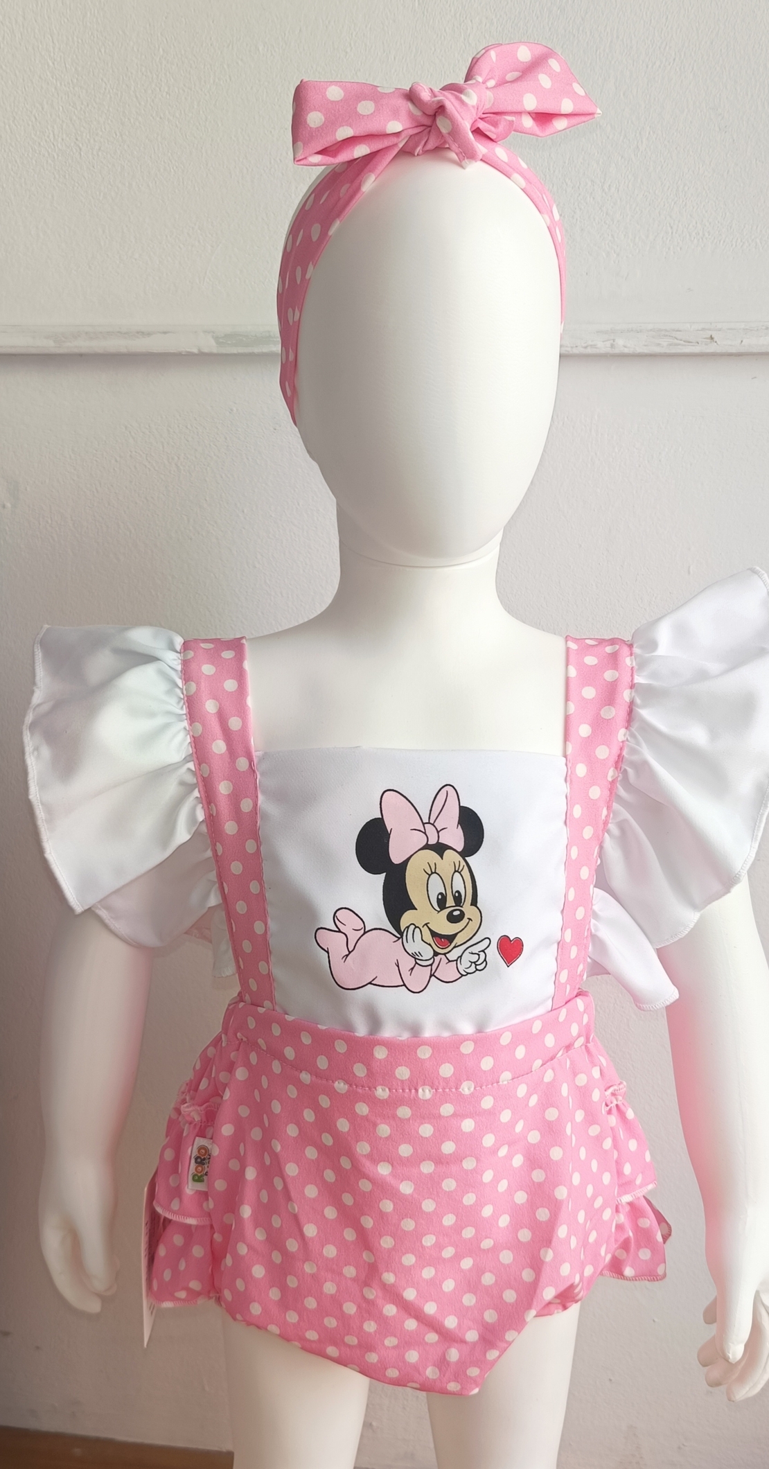 Елегантно лятно боди с Мини Маус