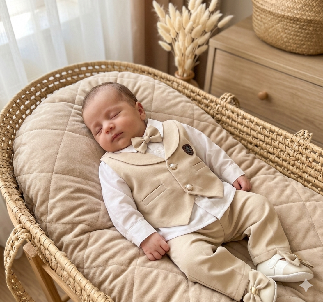 Комплект за изписване в бежово