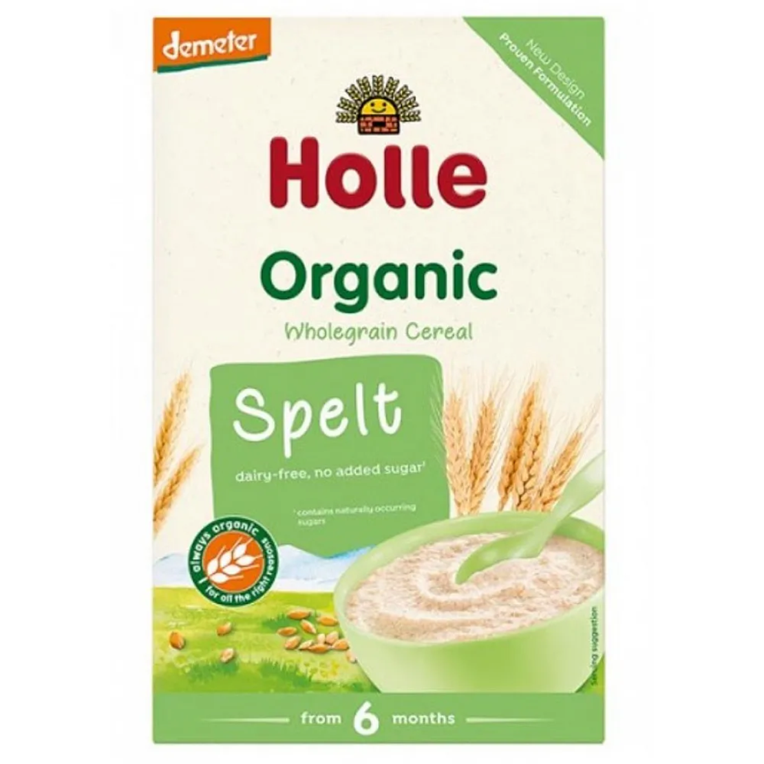 HOLLE БИО Бебешка Спелта каша 6м. 250г