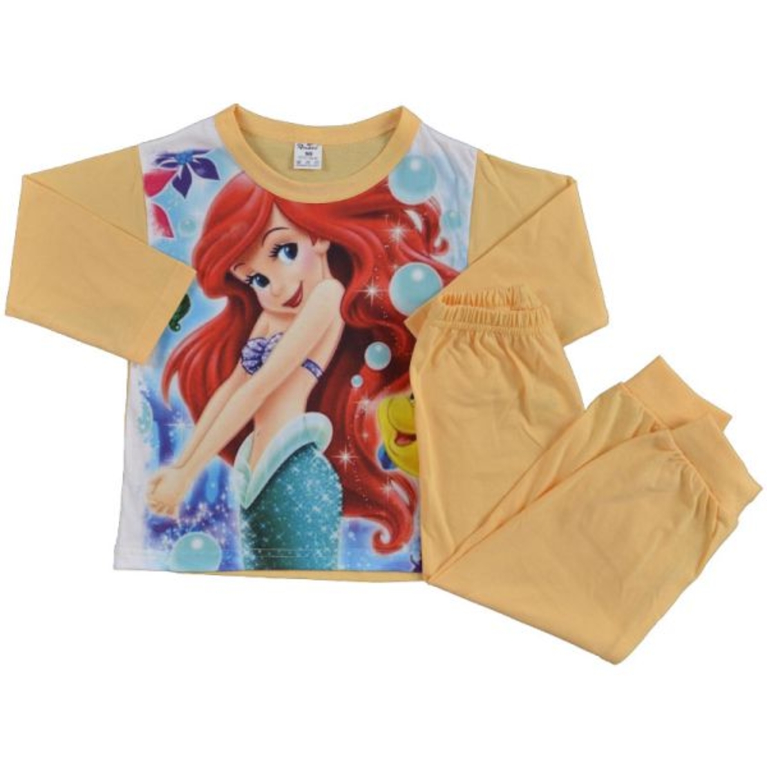 Пижама Ариел в жълто