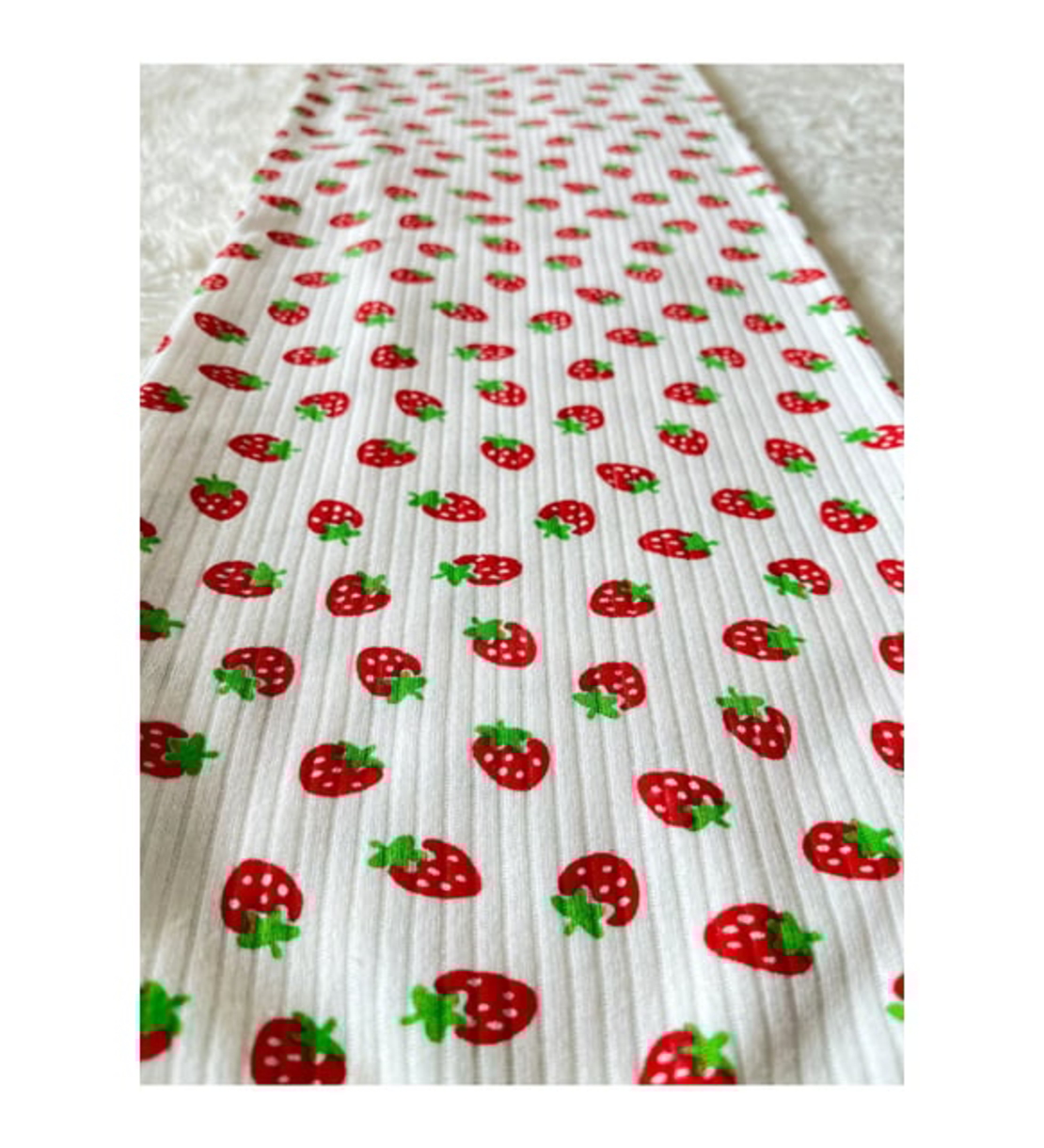 Памучна пелена ягодки