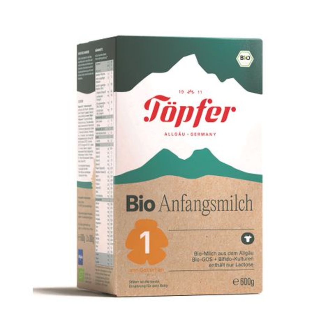 Lactana 1 Био Mляко за кърмачета 600g