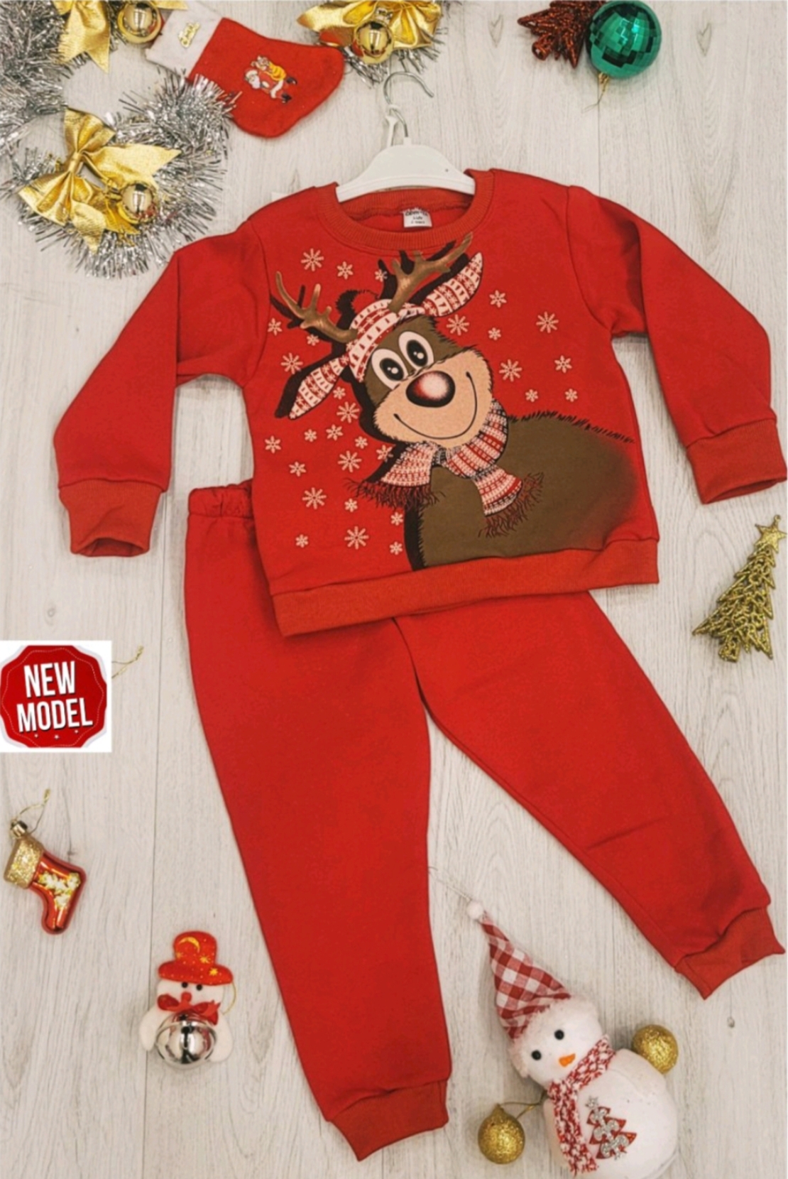 Ватиран Коледен комплект с елен