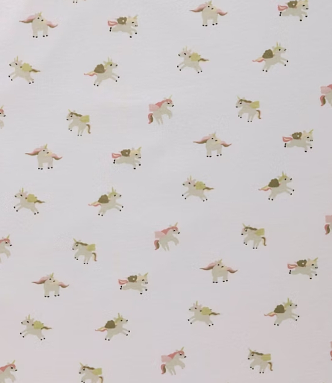 Памучна пелена с мека подплата с Еднорози