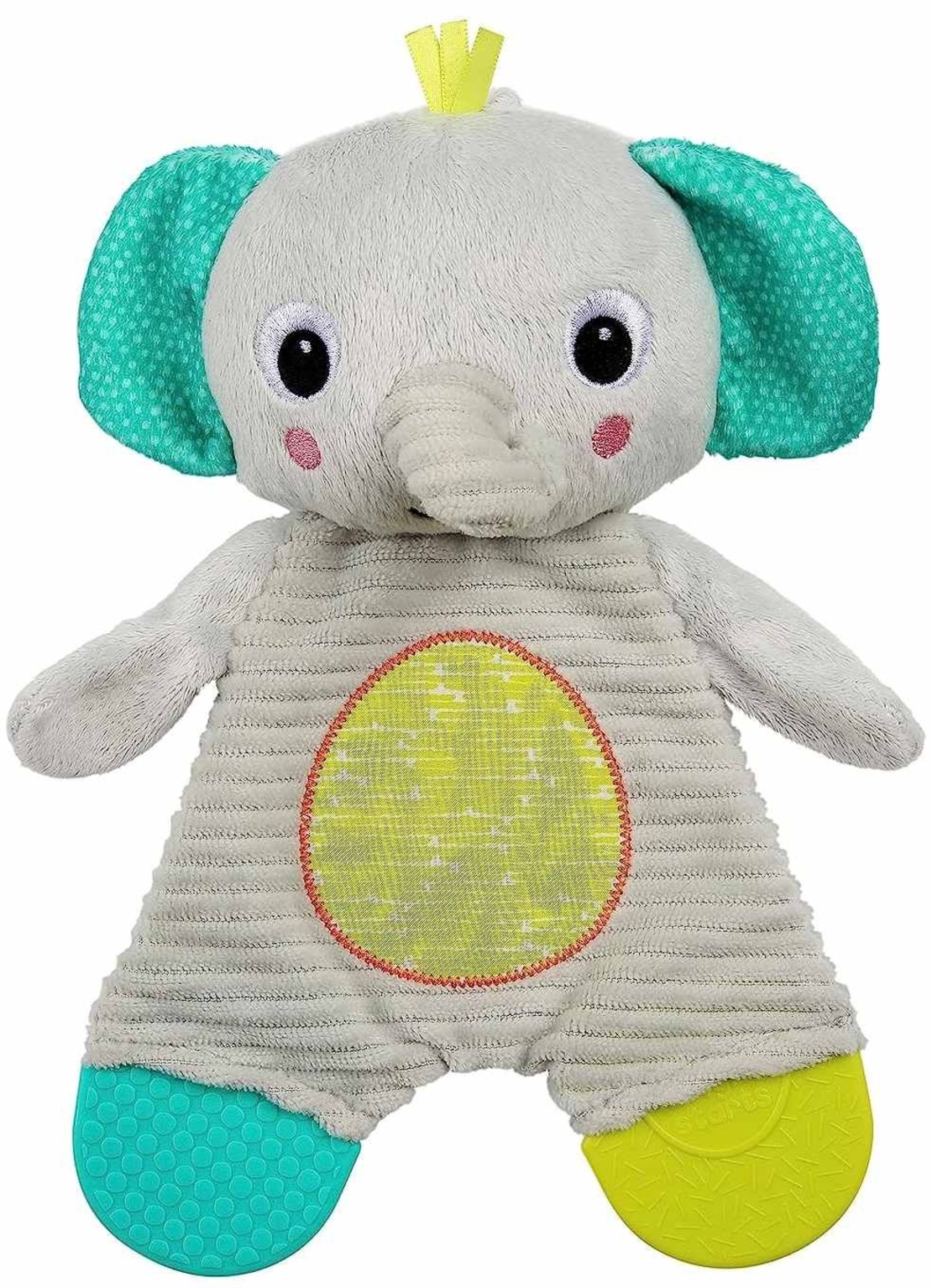 Играчка за гушкане Bright Starts - Snuggle & Teethe, Слонче