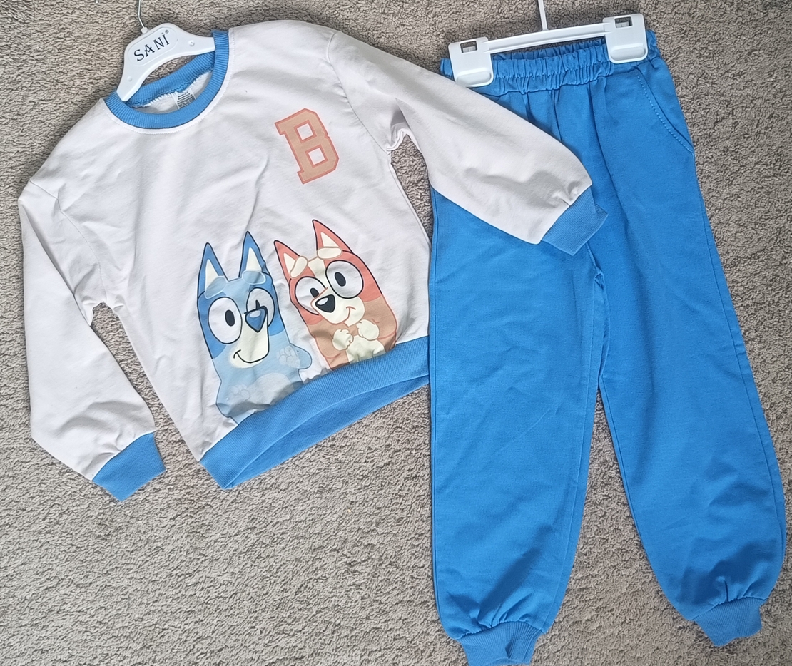 Комплект Блуи и Бинго в синьо