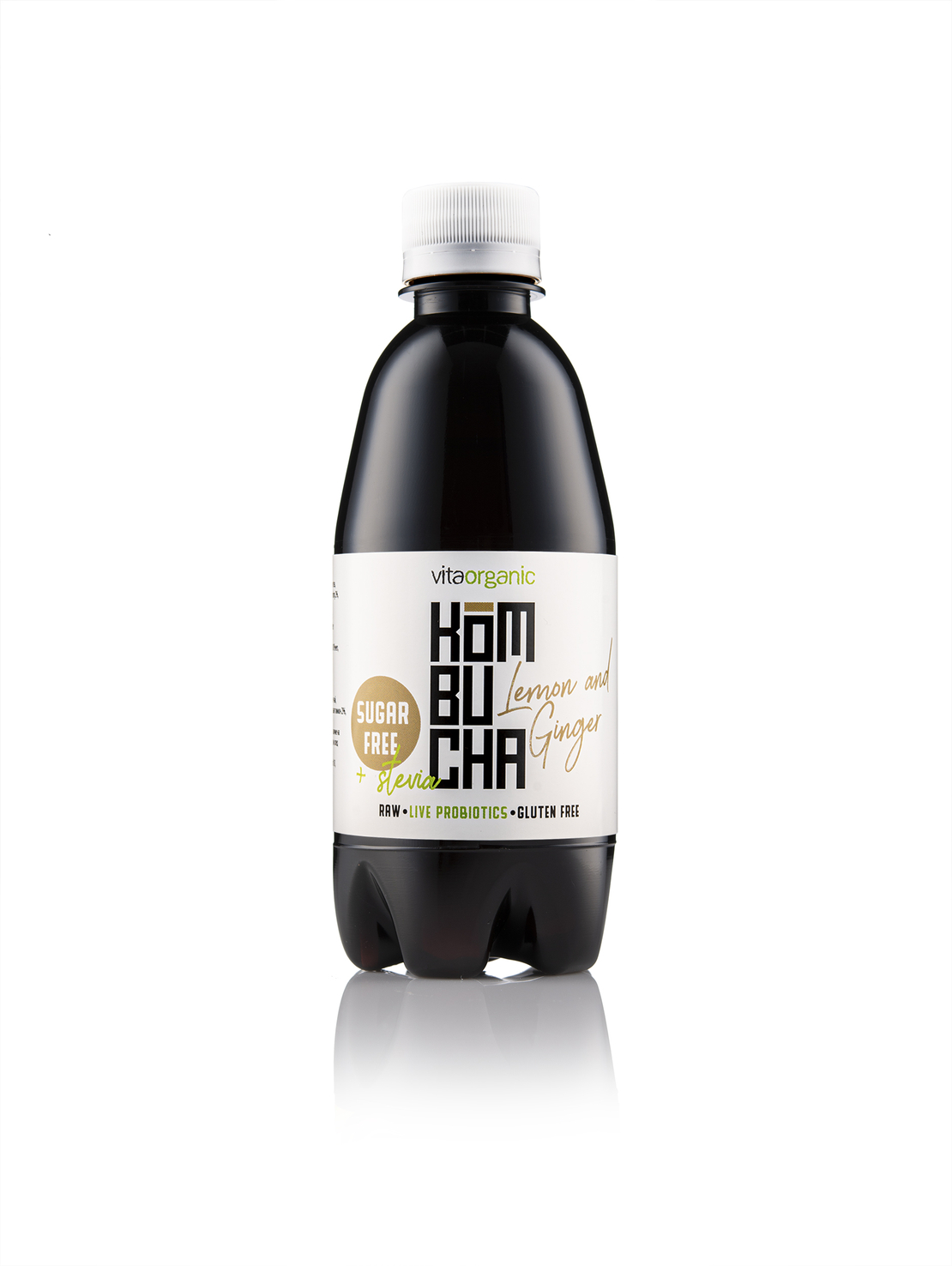 Комбуча Лимон и Джинджифил Без Захар със Стевия - Vita Organic