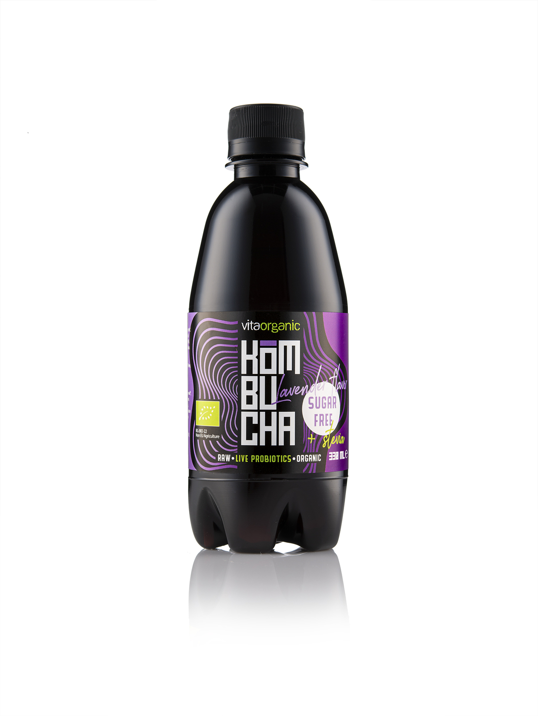 Био Комбуча Лавандула Без Захар със Стевия 330 мл - Vita Organic