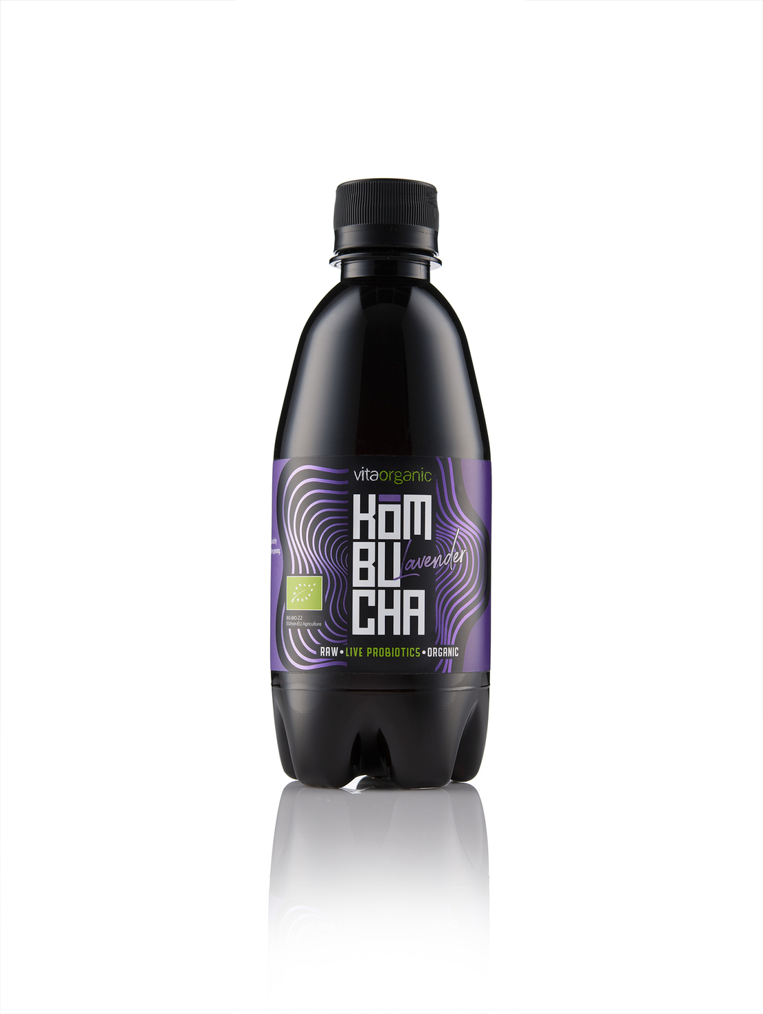 Био Комбуча Лавандула от Vita Organic 330 мл – Натурална пробиотична напитка