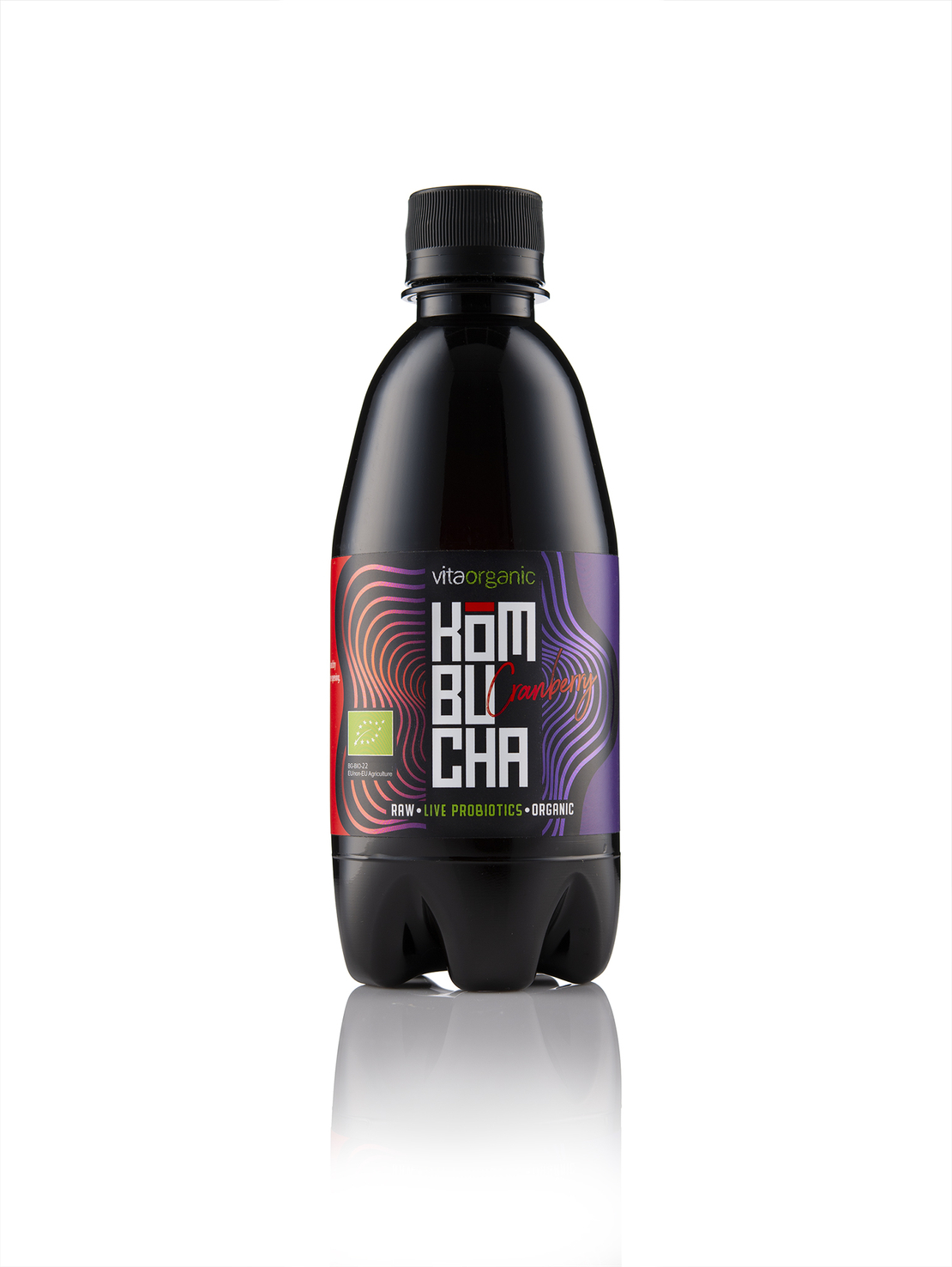 Био Комбуча Червена Боровинка 330 мл от Vita Organic – Натурална пробиотична напитка