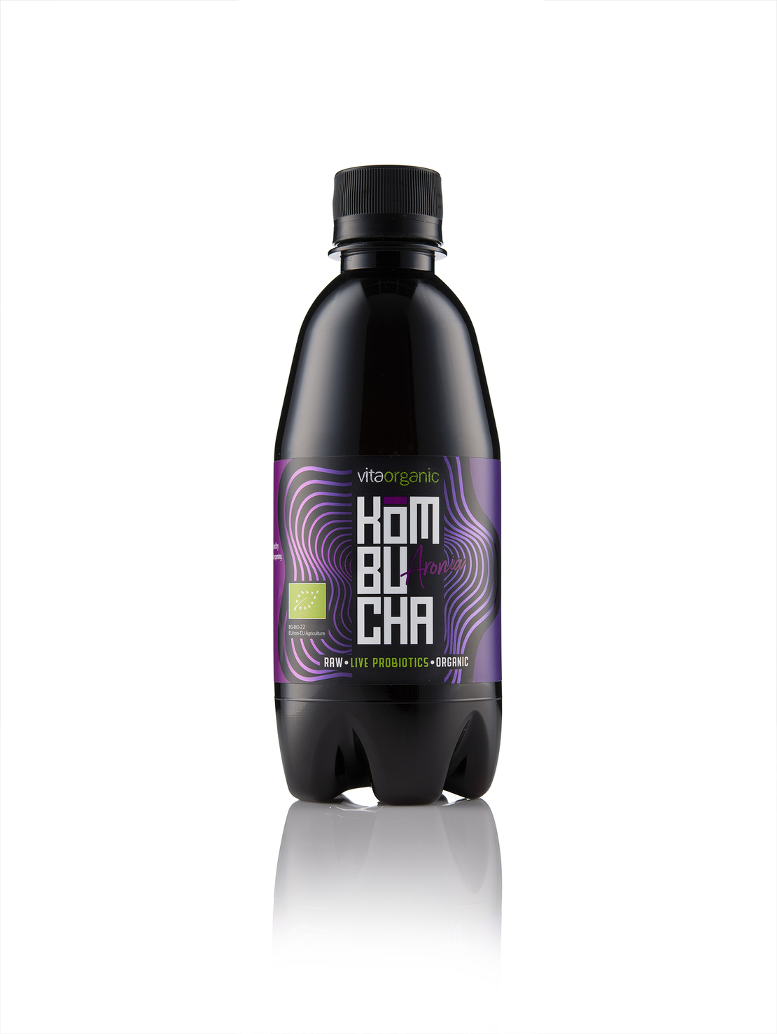 Био Комбуча Арония 330 мл от Vita Organic – Натурална пробиотична напитка