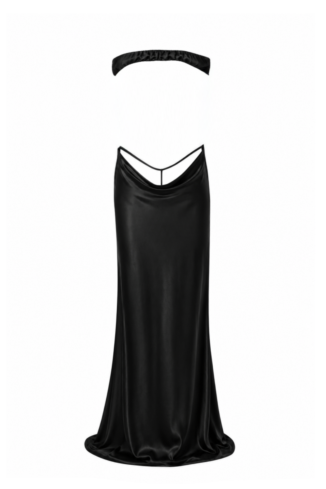 4 AM Slip Cowl-Back G-String Detail Gown