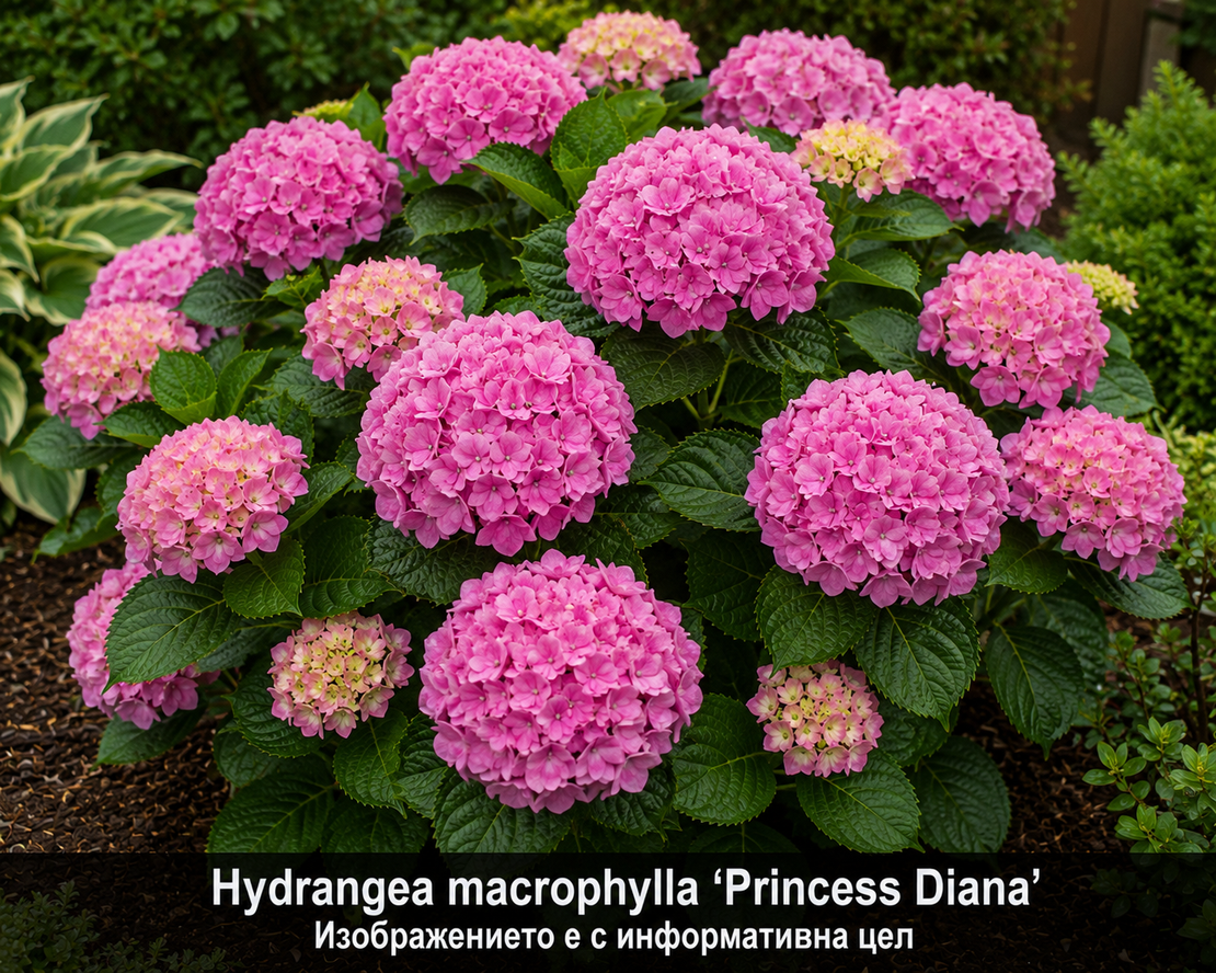Hydrangea macrophylla 'Princess Diana'