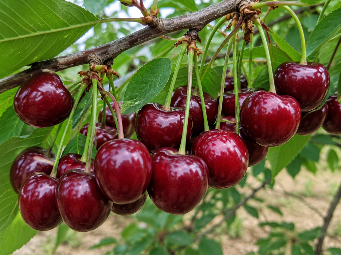 Prunus avium 'Bigarreau Burlat' (Череша 'Бигаро Бюрла')