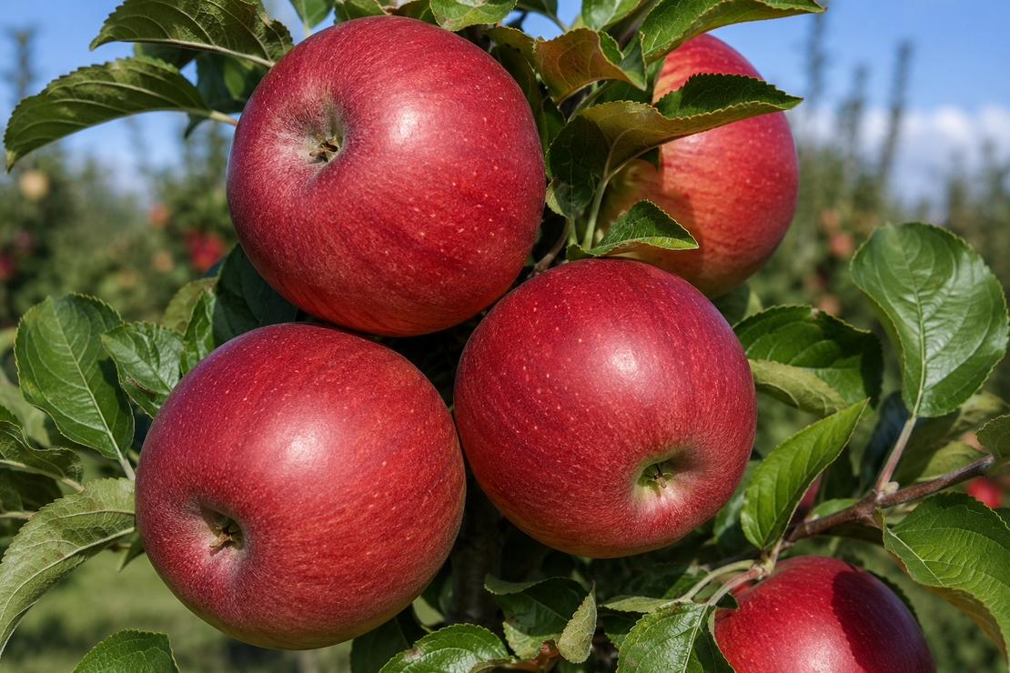 Malus domestica 'Melrose' (Ябълка 'Мелроуз')