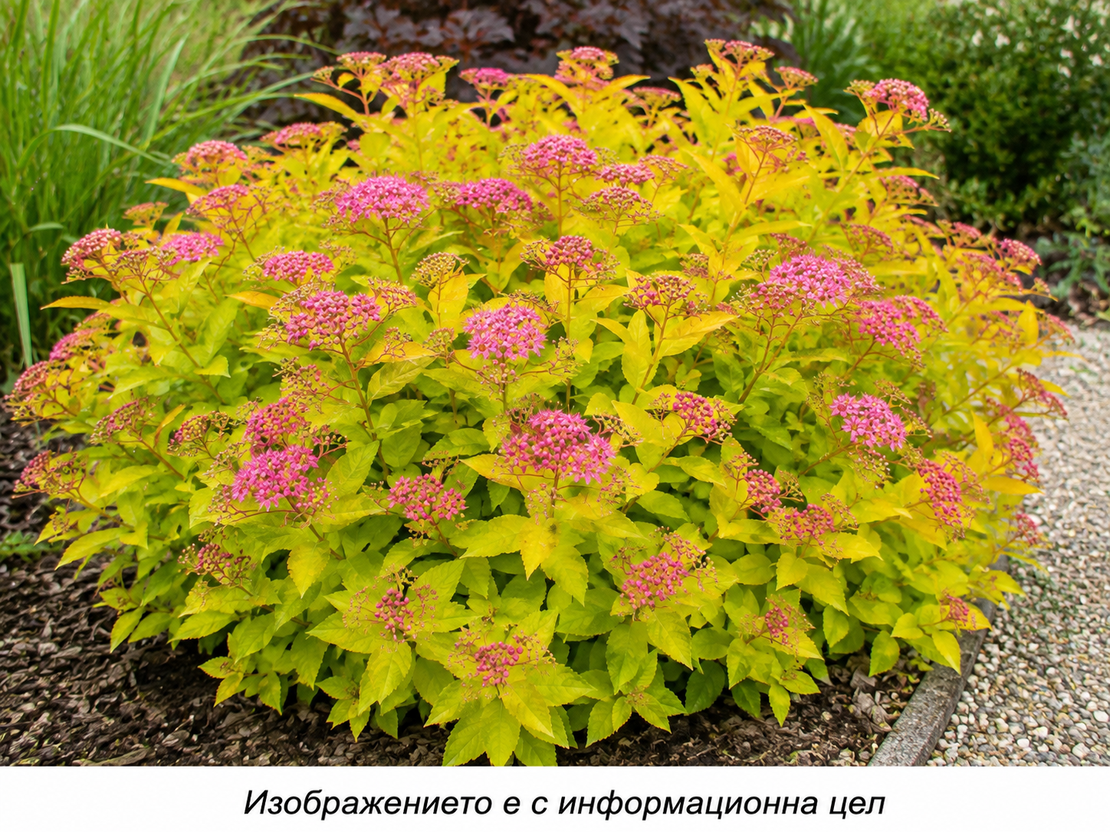 Spiraea japonica 'Goldmound'