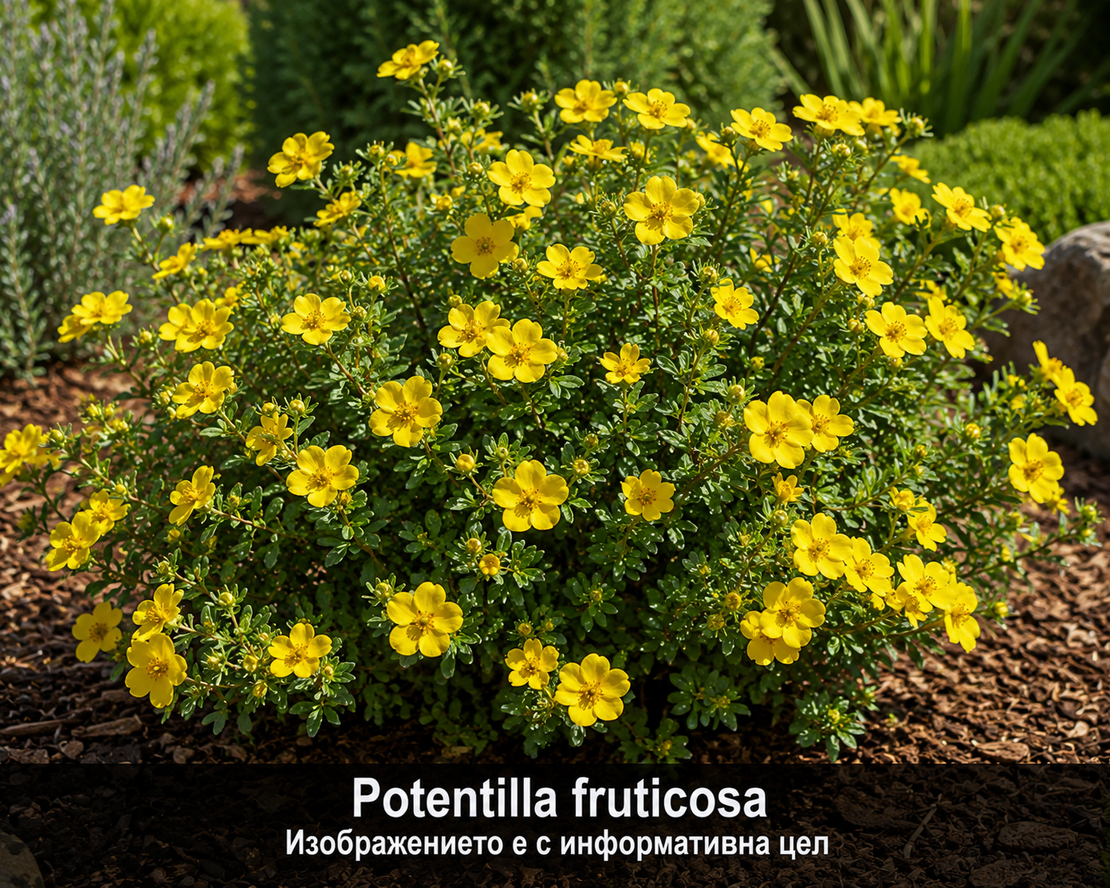 Potentilla fruticosa (Храстовиден очиболец)