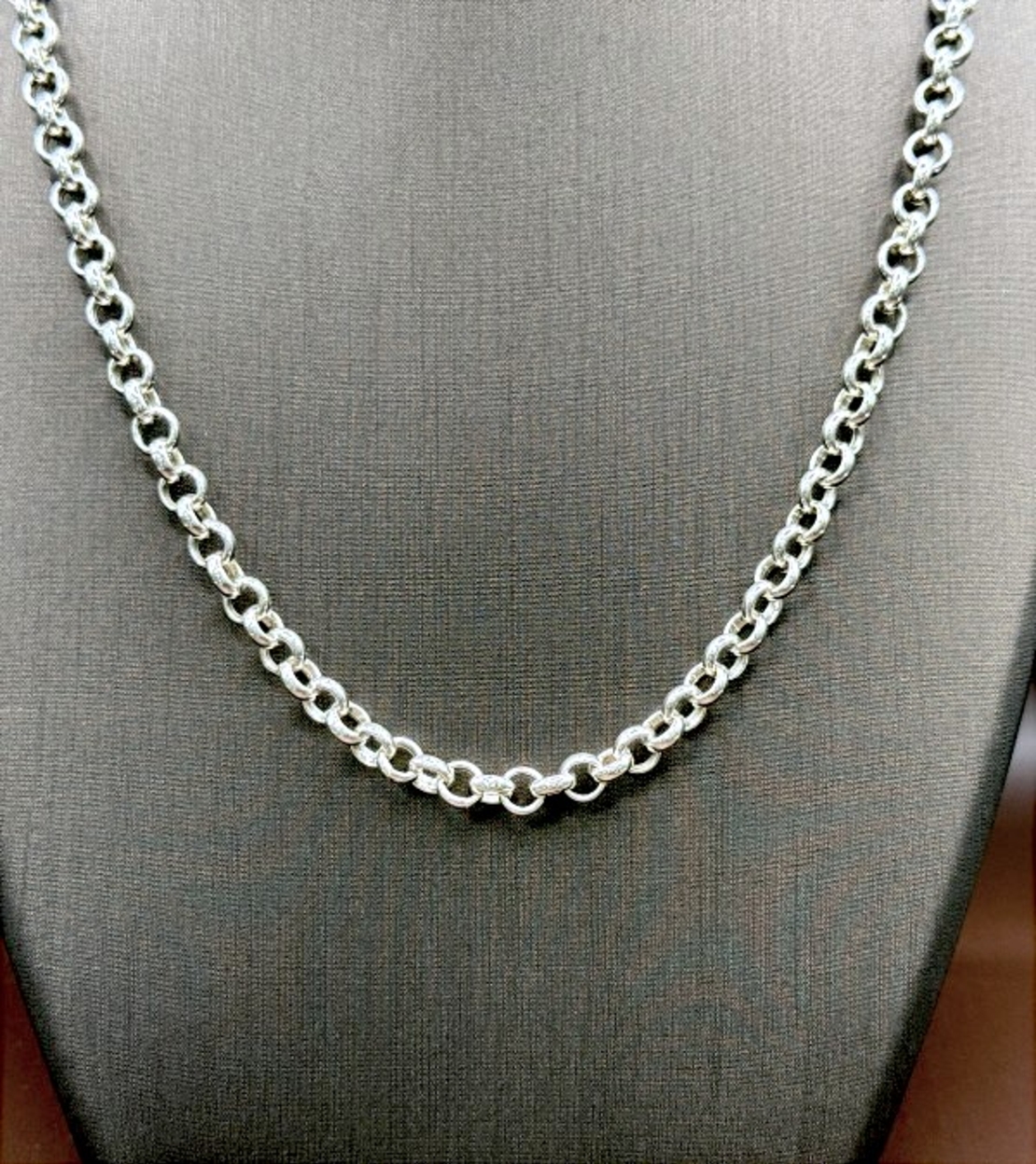 Сребърен синджир плетка 