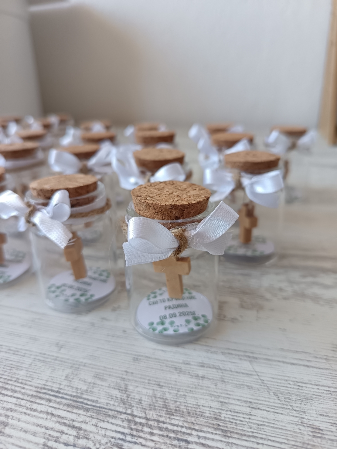 Подаръчни шишенца за кръщене