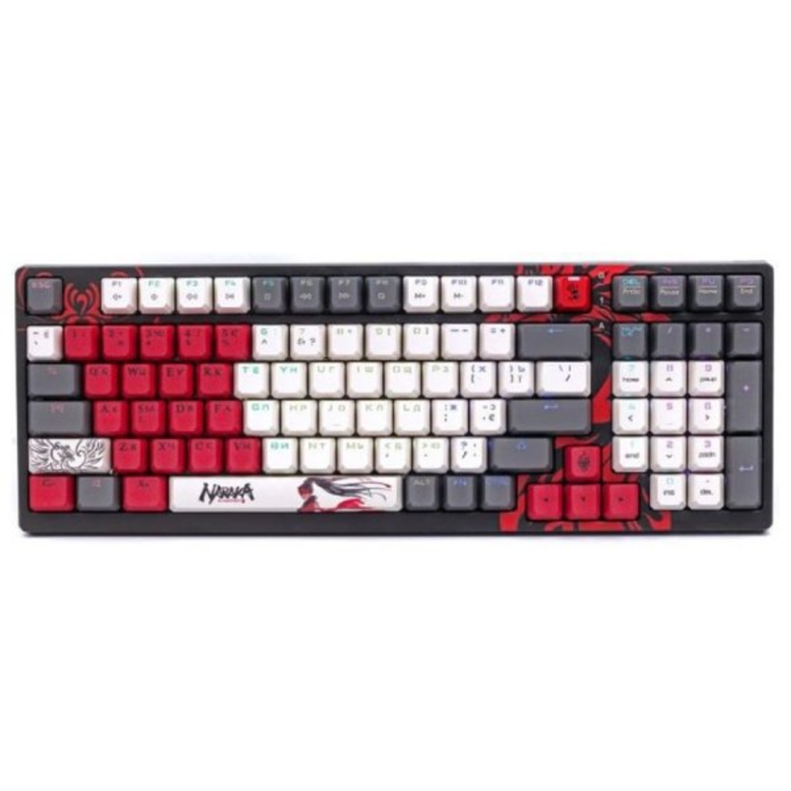 Механична клавиатура A4Tech Bloody - S98 Naraka, Red, RGB,червена