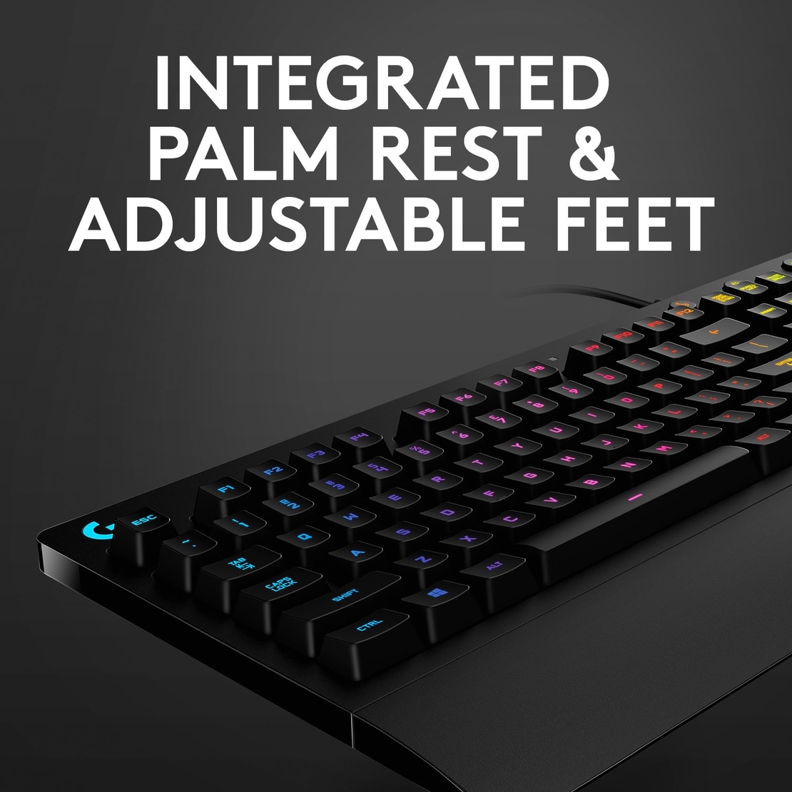 Гейминг клавиатура Logitech - G213 Prodigy, RGB, черна