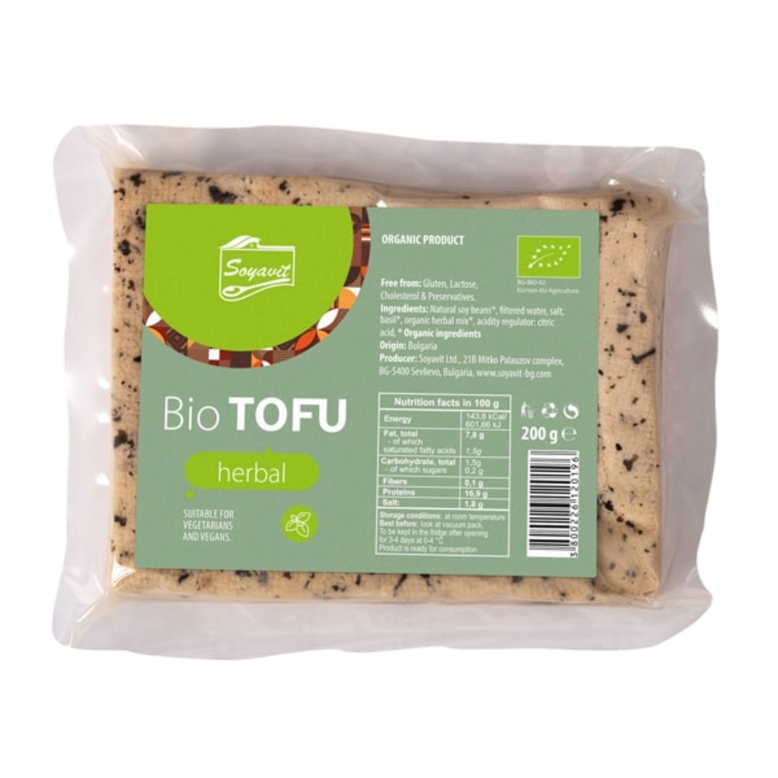 Био Тофу Подправки, Soyavit, 200 g
