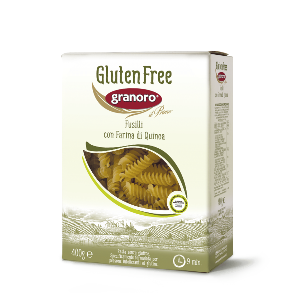 Фусили без глутен, GRANORO, 400 ГР
