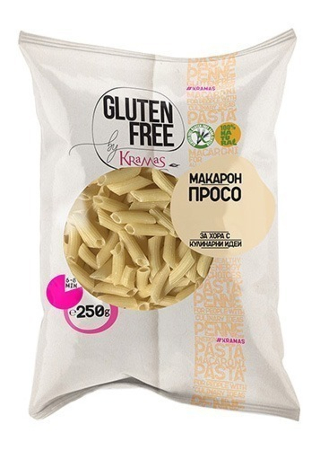 Макаронени изделия от просо – макарон - 250g