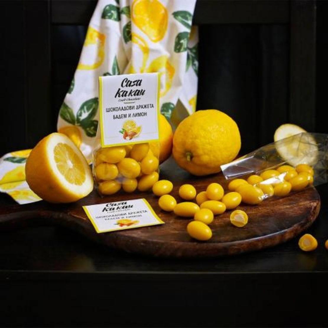 ШОКОЛАДОВИ ДРАЖЕТА – БАДЕМ И ЛИМОН