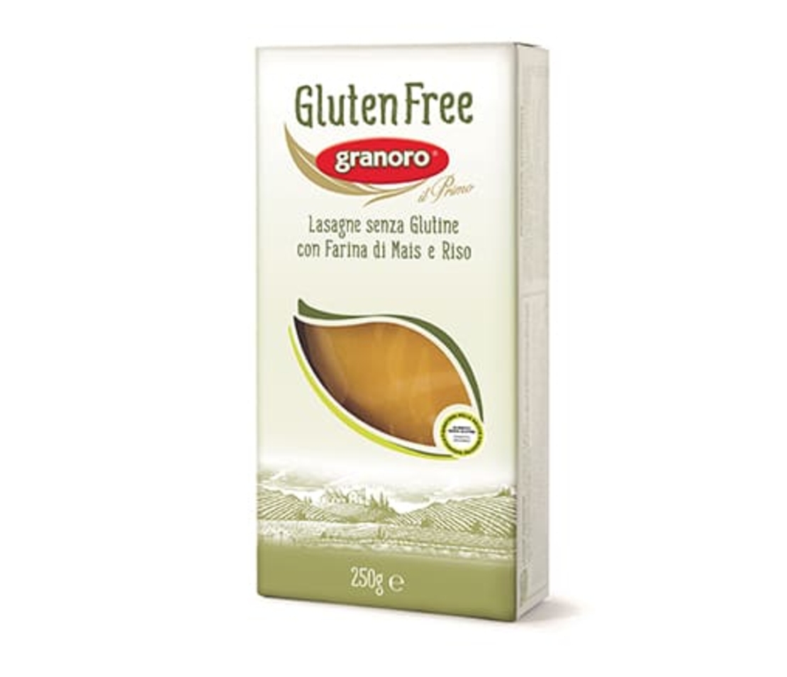 Лазаня с брашно от царевица и ориз, без глутен, GRANORO, 250 гр.