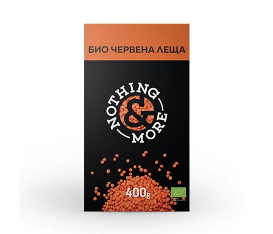 Био Червена леща, &NOTHING MORE, 400 г