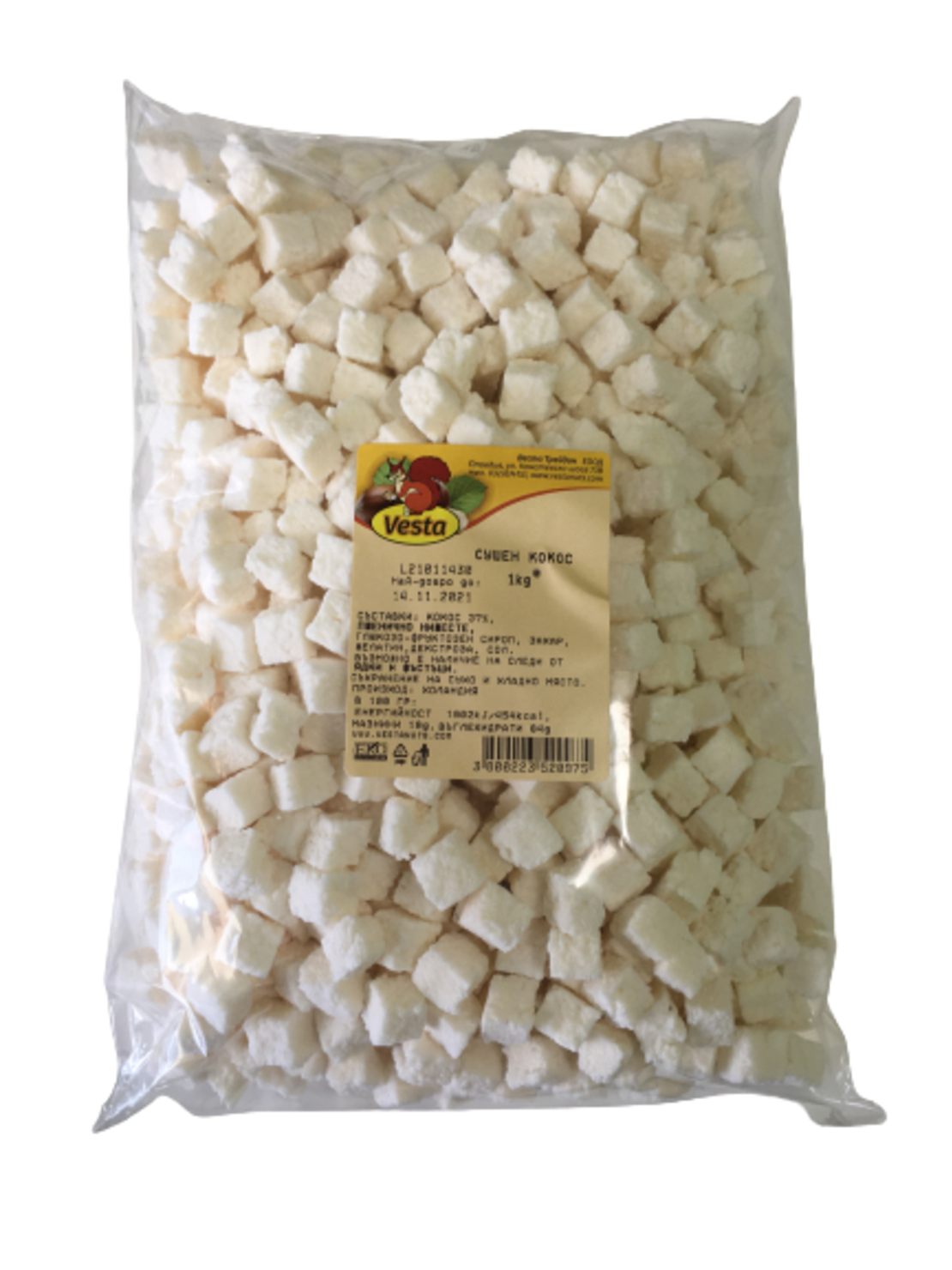 Сушен кокос 1КГ.