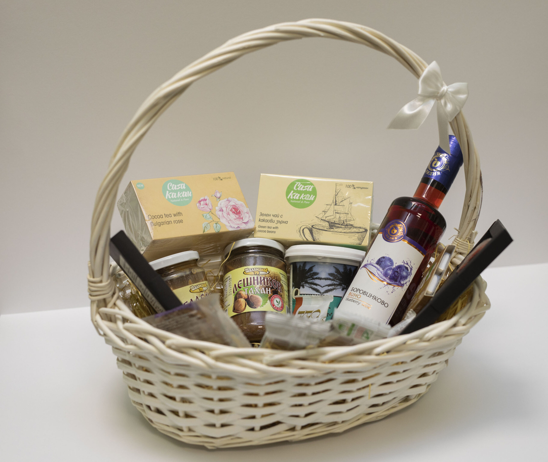 Голяма подаръчна кошница-РилаБио