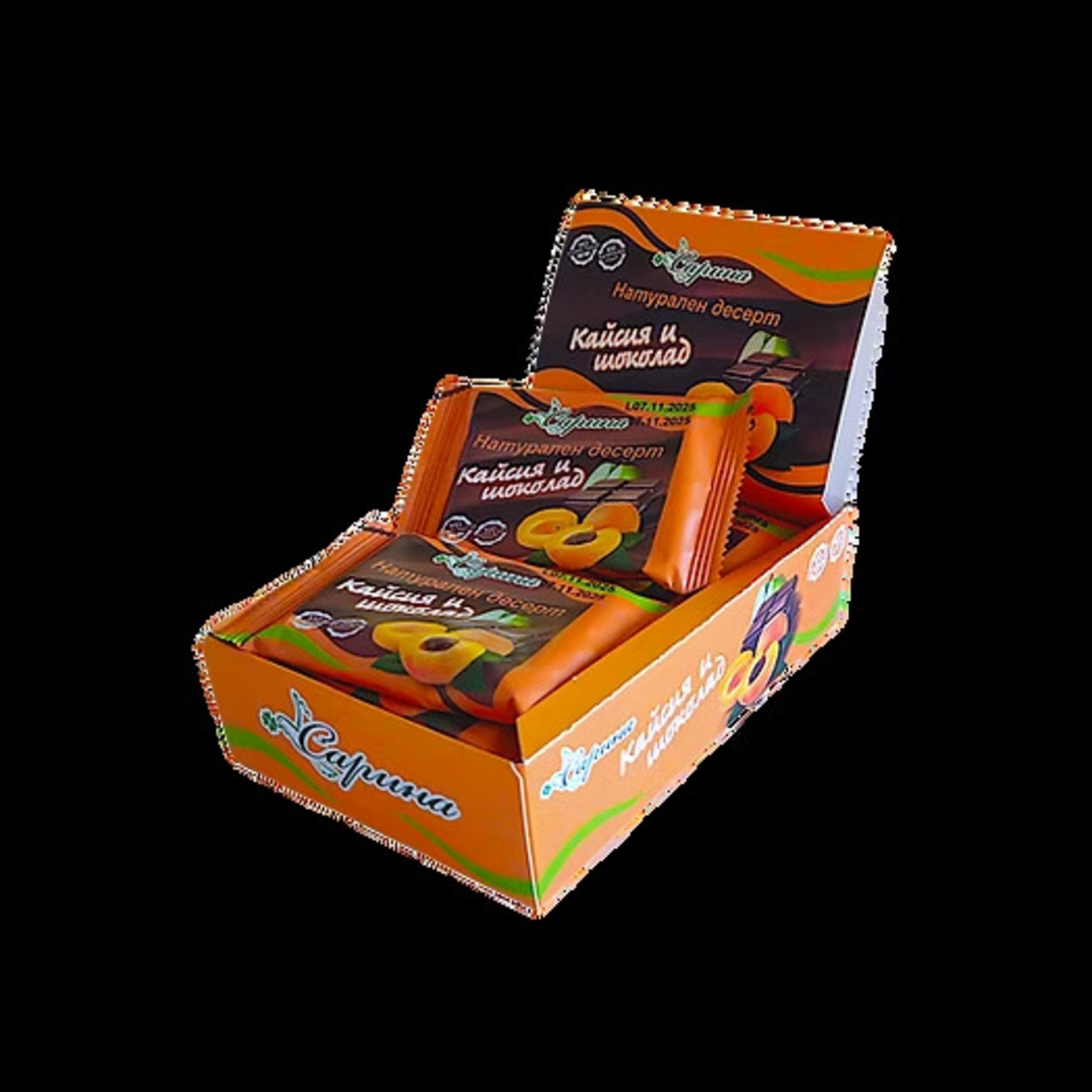 1бр. х Натурален десерт Кайсия и шоколад