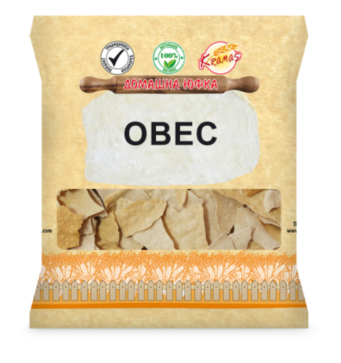 Домашна юфка от овес - 200g