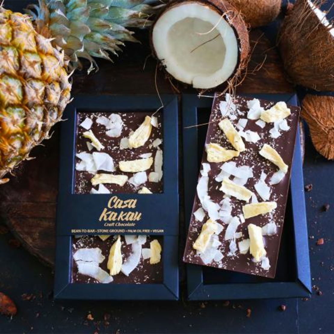 ЗАНАЯТЧИЙСКИ ШОКОЛАД С АНАНАС И КОКОС