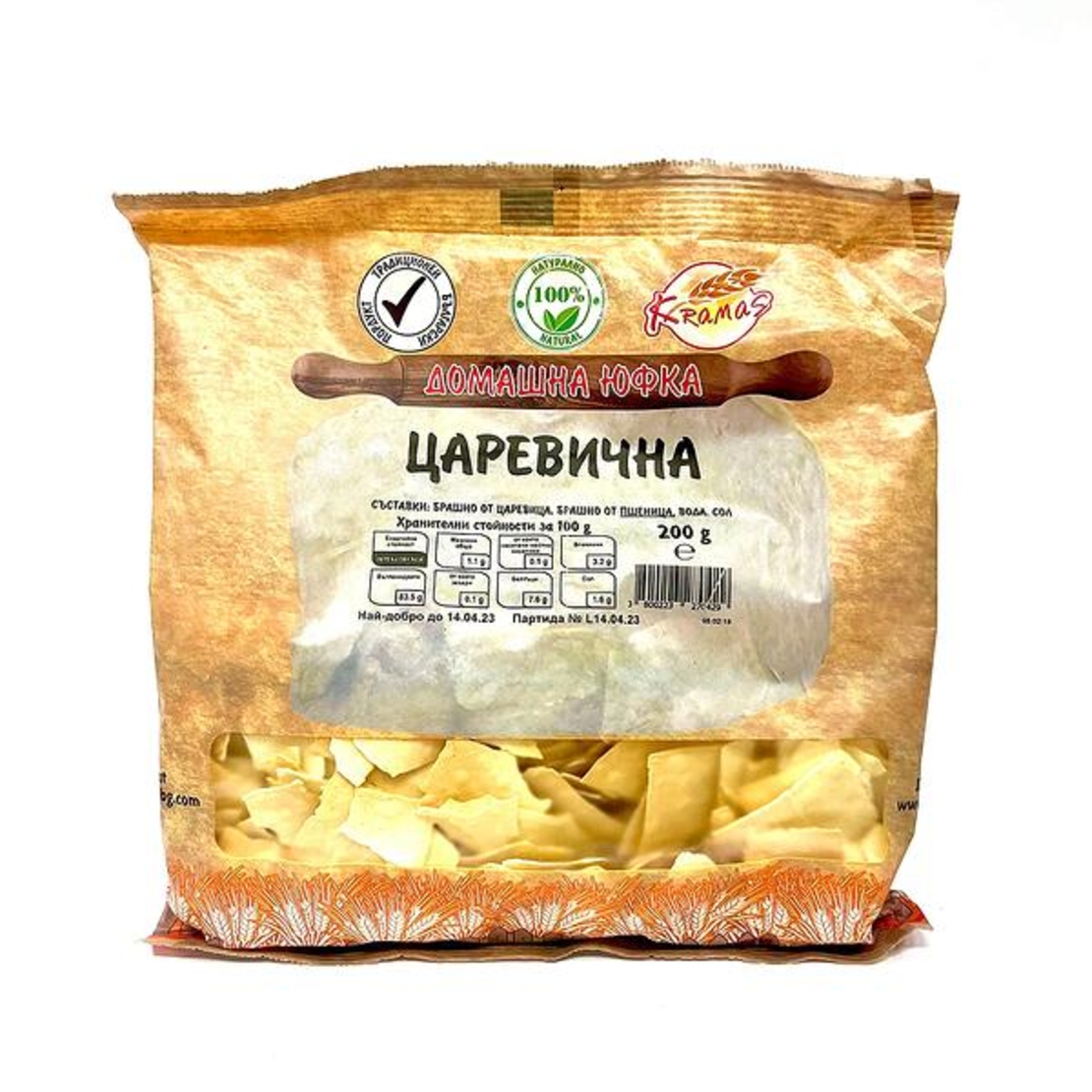 Домашна юфка царевична - 200g