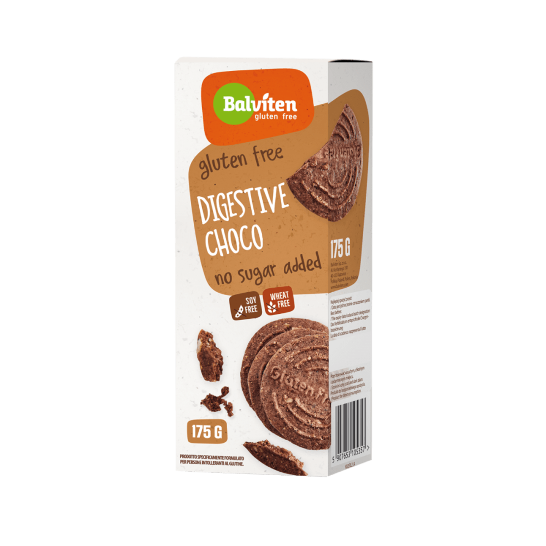 Овесени бисквити с шоколад без добавена захар 175г